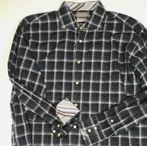 Thomas Dean Button Down Long Sleeve Shirt Size Xxl